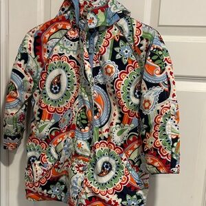 Hanna Andersson Multicolor Paisley Kids Raincoat
